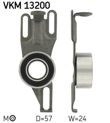 Galet tendeur de courroie de distribution (Galet tendeur de courroie crantée) SKF ref. VKM 13200
